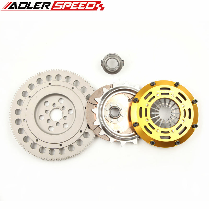 ADLERSPEED RACE SINGLE DISC CLUTCH + Medium FLYWHEEL FOR 80-88 TOYOTA 4RUNNER PICKUP 22R 22RE 2.4L