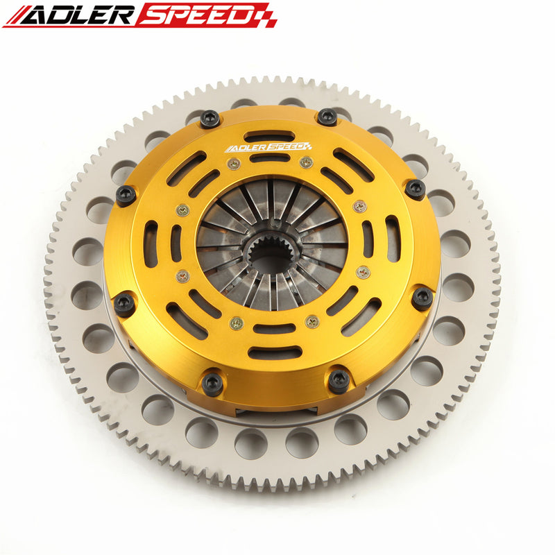 ADLERSPEED RACE SINGLE DISC CLUTCH + Medium FLYWHEEL FOR 80-88 TOYOTA 4RUNNER PICKUP 22R 22RE 2.4L