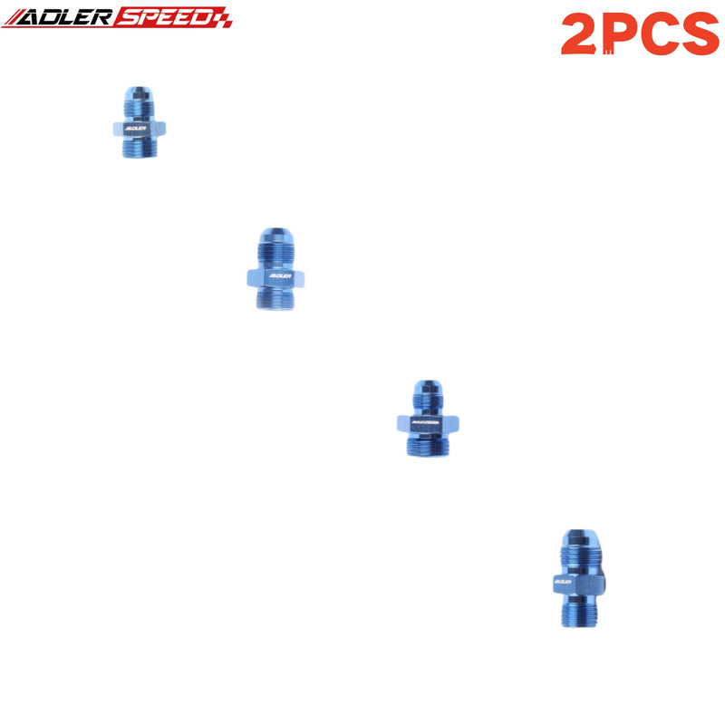 US SHIP ! ADLERSPEED 2PCS -6AN 8AN 12AN JIC Male to 5/8 9/16 7/8 3/4 1/2 UNF Straight Fitting Adapter
