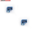 US SHIP ! ADLERSPEED 2PCS 1/8'' 1/4'' 3/8'' 1/2'' NPT 90 Degree Female Union Fuel Fitting Adapter