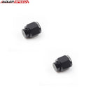 US SHIP ! ADLERSPEED 2PCS Aluminum AN Flare Cap -3AN 4AN 6AN 8AN 10AN Fuel Fitting Adapter Caps