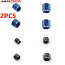 US SHIP ! ADLERSPEED 2PC 3AN 4AN 6AN 8AN 10AN AN Flare Cap Aluminum Fitting Adapter Caps w/ O Ring