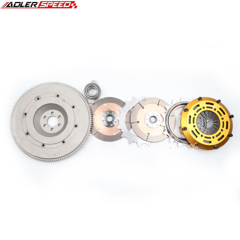 ADLERSPEED Racing Clutch Twin Disc Kit for 2002-06 NISSAN SENTRA SER SPEC-V 2.5L Standard WT