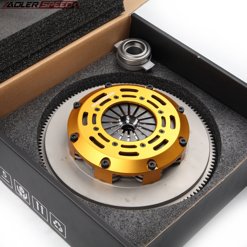 ADLERSPEED Racing Clutch Twin Disc Kit for 2002-06 NISSAN SENTRA SER SPEC-V 2.5L Standard WT