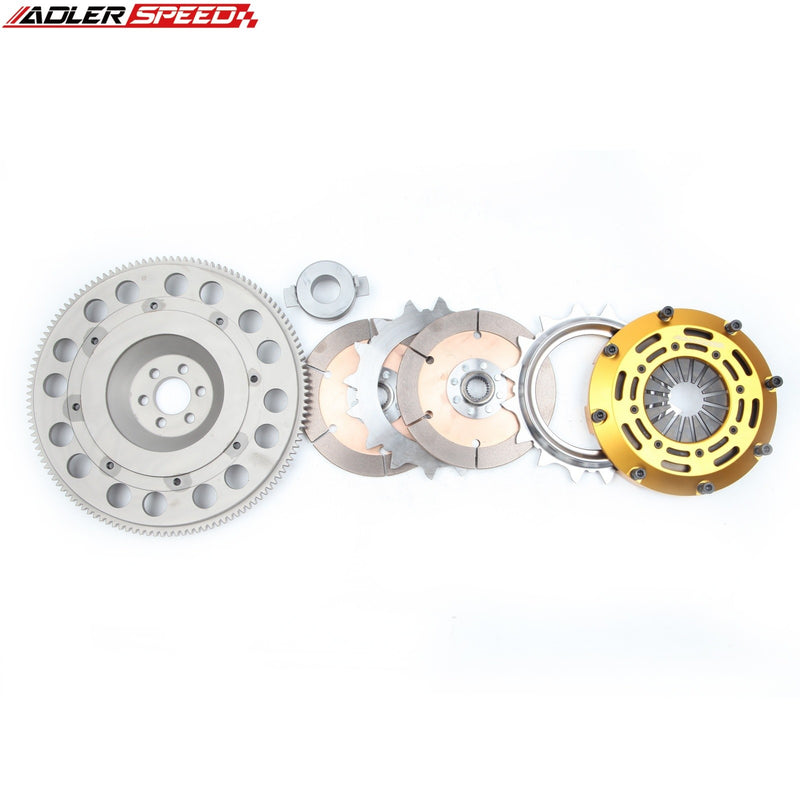 ADLERSPEED Racing Clutch Twin Disc Kit for 2002-06 NISSAN SENTRA SER SPEC-V 2.5L Medium WT