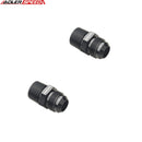 US SHIP ! 2PCS ADLERSPEED 2PCS -12AN AN12 To 3/4'' NPT Pipe Straight Fuel Fitting Adapter Black