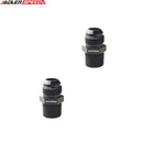 US SHIP ! 2PCS ADLERSPEED 2PCS -12AN AN12 To 3/4'' NPT Pipe Straight Fuel Fitting Adapter Black