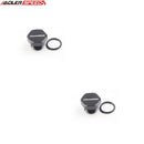 US SHIP ! ADLERSPEED 2PCS AN3 AN4 AN6 AN8 AN10 Flare Plug Fitting AN Plug Adapter With O Ring Seal