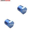 US SHIP ! ADLERSPEED 2PCS 1/8" 1/4'' 3/8" NPT Male Hex Head Plug Aluminum Fitting Adapter