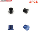 US SHIP ! ADLERSPEED 2PCS 1/8" 1/4'' 3/8" NPT Male Hex Head Plug Aluminum Fitting Adapter