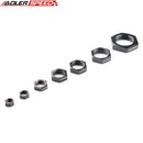 US SHIP ! ADLERSPEED 2PCS 3AN 4AN 6AN 8AN 10AN 12AN 16AN Aluminum Bulkhead Nut Fitting Adapter