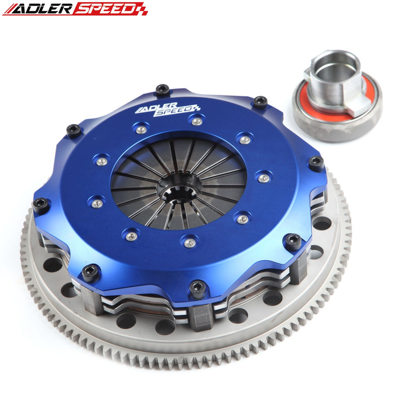 ADLERSPEED 8.5" Racing Twin Disc Clutch + Flywheel For 01-06 BMW M3 E46 6-Speed