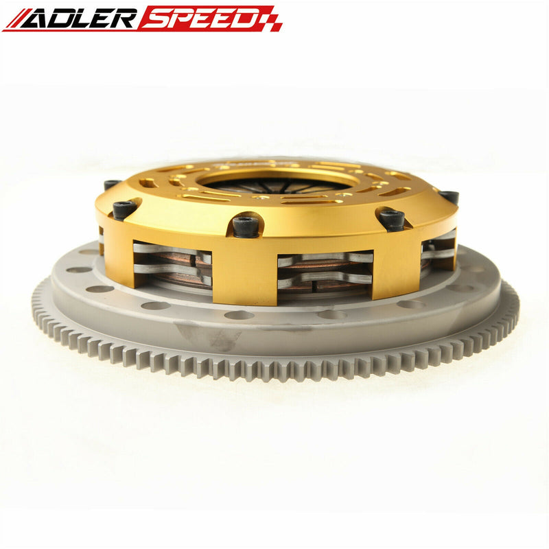 US SHIP ! RACING TWIN DISC CLUTCH KIT+ CHROMOLY FLYWHEEL for 2001-2006 BMW M3 E46 6-SPEED
