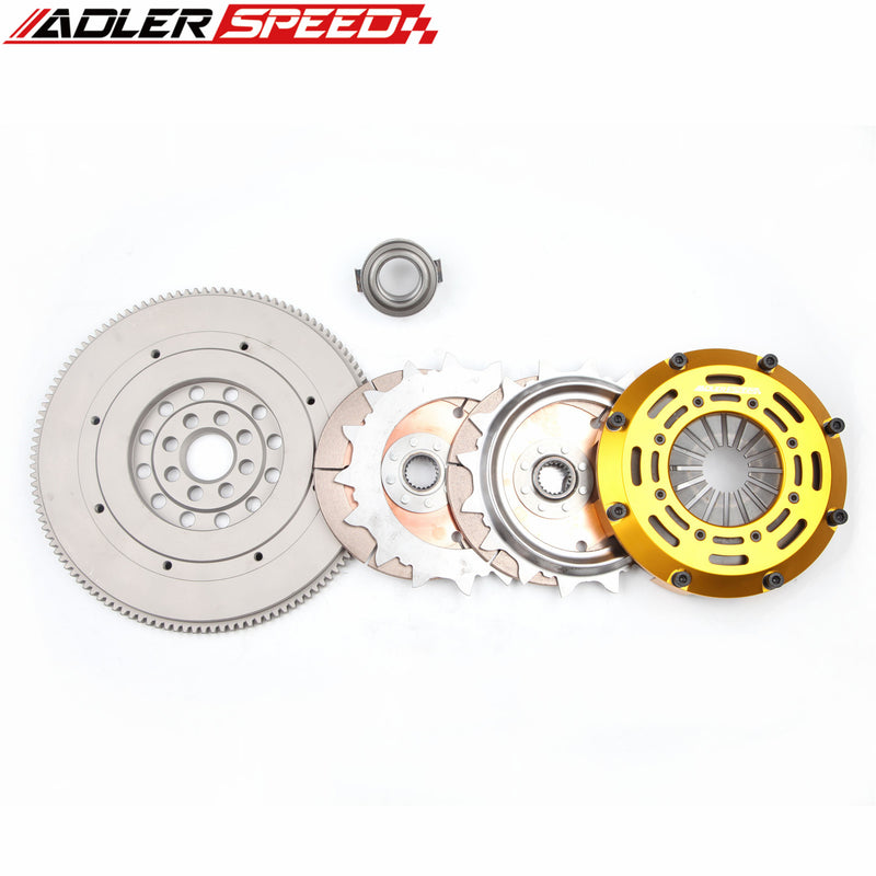 ADLERSPEED RACING CLUTCH TWIN DISC for 2005-10 SCION tC xB 2.4L 2AZ-FE STANDARD