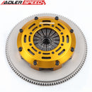 US SHIP ! ADLERSPEED Racing Twin Disc Clutch + Flywheel Standard For TOYOTA CELICA ALL TRAC MR2 TURBO 3SGTE
