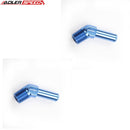 US SHIP ! ADLERSPEED 2PCS 1/2" NPT Male To 5/8" Hose Barb 45 Degree Fuel Hose Fitting Adapter USA