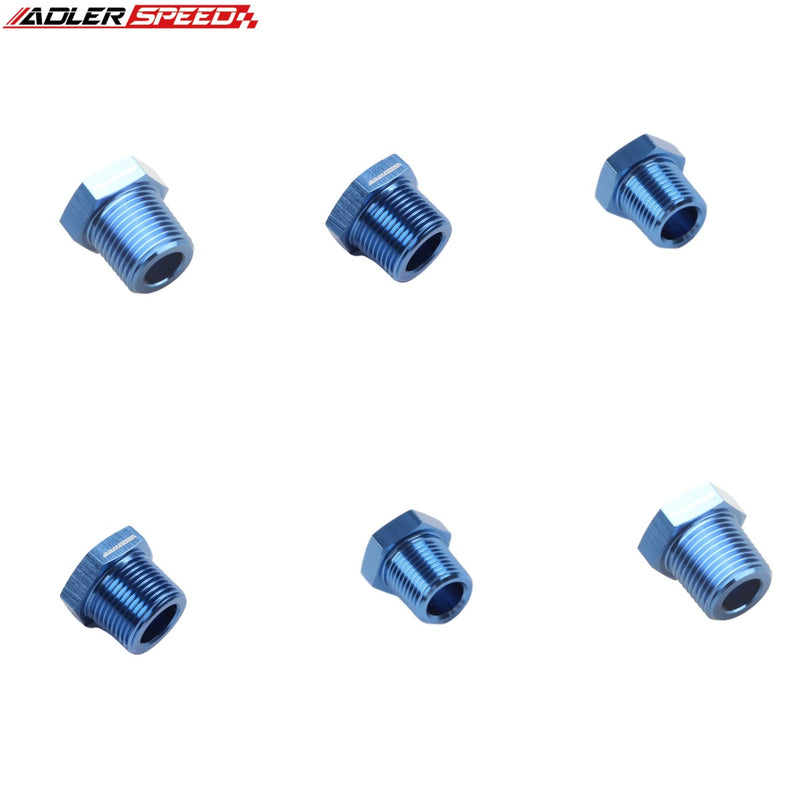 US SHIP ! ADLERSPEED 2PC Aluminum 1/4'' 3/8" 1/2" 3/4" inch NPT Male To Female NPT Fitting Adapter