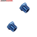 US SHIP ! ADLERSPEED 2PC Aluminum 1/4'' 3/8" 1/2" 3/4" inch NPT Male To Female NPT Fitting Adapter