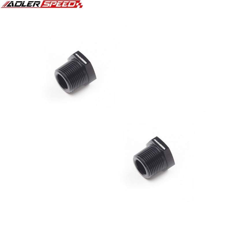 US SHIP ! ADLERSPEED 2PC Aluminum 1/4'' 3/8" 1/2" 3/4" inch NPT Male To Female NPT Fitting Adapter