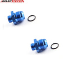 US SHIP ! ADLERSPEED 2PCS AN4 6 8 10 Male Flare To AN 4 6 8 Straight Cut O Ring Adapter Fitting