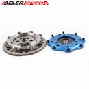 ADLERSPEED 8.5" 215mm Racing Clutch Twin Disc Kit For Lancer Evo 4 5 6 7 8 9 Medium Weight