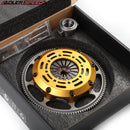 ADLERSPEED RACING TWIN DISC CLUTCH FOR MITSUBISHI LANCER EVO 4 5 6 7 8 9 w/LIGHT FLYWHEEL