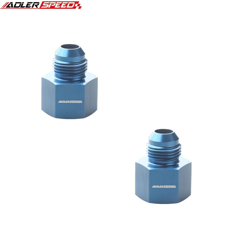 US SHIP ! ADLERSPEED 2PCS AN4 AN6 AN8 AN10 AN12 Female to Male Flare Reducer Aluminum Fitting Adapter