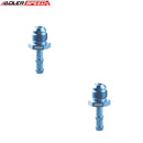 US SHIP ! ADLERSPEED 2PCS 4AN 6AN 8AN 10AN 12AN To 4mm 6mm 8mm 10mm Barb Straight Fuel Hose Fitting