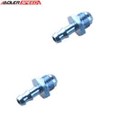 US SHIP ! ADLERSPEED 2PCS 4AN 6AN 8AN 10AN 12AN To 4mm 6mm 8mm 10mm Barb Straight Fuel Hose Fitting