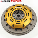 ADLERSPEED RACING TWIN DISC CLUTCH KIT MEDIUM for 2004-2005 BMW 325 330 530 X3 Z4 M54 6SP