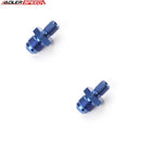 US SHIP ! ADLERSPEED 2PCS AN6 8 10 12 Male Flare To 1/8'' 1/4" 1/2'' BSP BSPP Straight Fitting Adapter