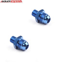 US SHIP ! ADLERSPEED 2PCS AN6 8 10 12 Male Flare To 1/8'' 1/4" 1/2'' BSP BSPP Straight Fitting Adapter