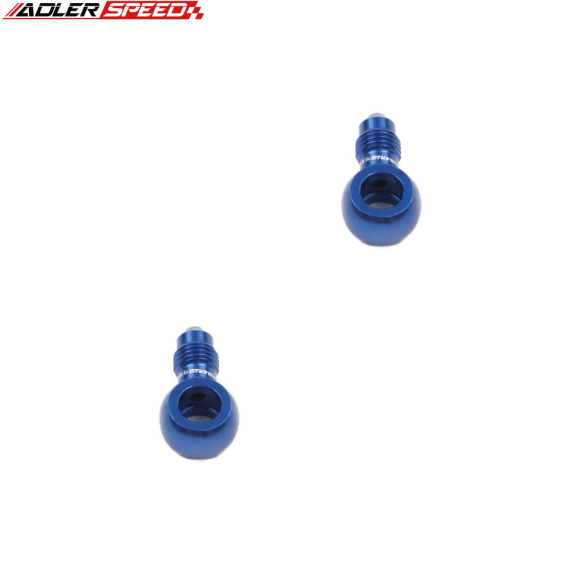 US SHIP ! ADLERSPEED 2PCS -3AN 4AN 6AN 8AN Male to 8.5/10.5/12.5mm Banjos Bolt Brake Fitting Adapter