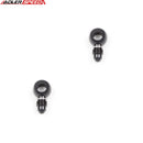 US SHIP ! ADLERSPEED 2PCS Aluminum Banjo Adaptor Bolt AN6 AN-6 -6 AN to 12.5mm Brake Fitting Black