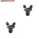 US SHIP ! ADLERSPEED 2PCS AN3 AN4 AN6 AN8 AN10 AN12 AN16 Male Flare Y Block Fitting Adapter
