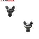 US SHIP ! ADLERSPEED 2PCS AN3 AN4 AN6 AN8 AN10 AN12 AN16 Male Flare Y Block Fitting Adapter