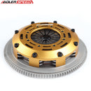 ADLERSPEED RACING CLUTCH TWIN DISC KIT FOR ECLIPSE TSi LASER RS 4G63 6 BOLT Standard Weight