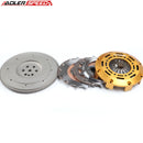 ADLERSPEED RACING CLUTCH TWIN DISC KIT FOR ECLIPSE TSi LASER RS 4G63 6 BOLT Standard Weight