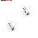 US SHIP ! 2PCS 3/8" 1/2" 5/8" 3/4" Barbs Straight Weld Bung Adapter Fitting Round Base