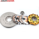 ADLERSPEED RACING TWIN DISC CLUTCH KIT For 04-11 MAZDA RX8 RX-8 1.3L 13BMSP Standard Weight