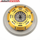 US SHIP ! RACING TWIN DISC CLUTCH & STANDARD WEIGHT FLYWHEEL KIT FOR HONDA ACURA B-SERIES B16 B18 B20