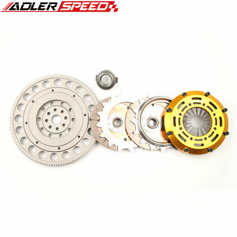 ADLERSPEED RACING CLUTCH TWIN DISC MEDIUM FOR IMPREZA FORESTER BAJA LEGACY OUTBACK 2.5L