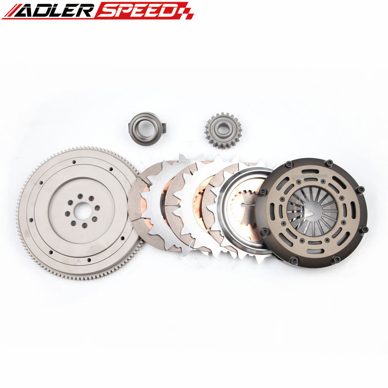 ADLERSPEED Racing Clutch Triple Disc Kit & Flywheel for Toyota Corolla Celica Matrix  1.8L 5-Speed Standard