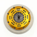 ADLERSPEED RACING CLUTCH TWIN DISC+  FLYWHEEL FOR 1990-1992 ECLIPSE TALON GST TSI 2.0L FWD STANDARD