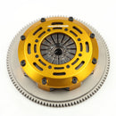 ADLERSPEED RACING CLUTCH TWIN DISC+  FLYWHEEL FOR 1990-1992 ECLIPSE TALON GST TSI 2.0L FWD STANDARD