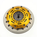 ADLERSPEED RACING CLUTCH TWIN DISC+  FLYWHEEL FOR 1990-1992 ECLIPSE TALON GST TSI 2.0L FWD MEDIUM