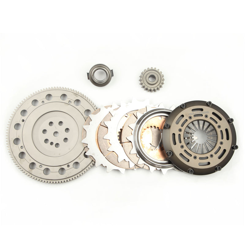 ADLERSPEED RACING TRIPLE DISC CLUTCH KIT for 1993-1999 ECLIPSE TALON GST TSi FWD MEDIUM