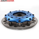 ADLERSPEED 8.5" 215mm Racing Twin Disc Clutch Kit For ACURA RSX CIVIC Si K20 K24 K-SERIES