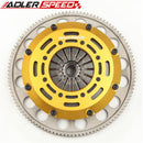 ADLERSPEED Racing Clutch Twin Disc Kit & Flywheel for Honda GE6 GE8 GK5 Medium