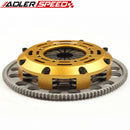 ADLERSPEED Racing Clutch Twin Disc Kit & Flywheel for Honda GE6 GE8 GK5 Medium